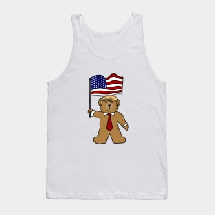 Funny Trump Bear Political Tank Top